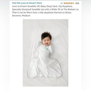 Love to Dream sleep sack for hip dysplasia harness or brace